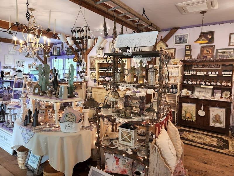 The farm shop is basically a lavender treasure hunt