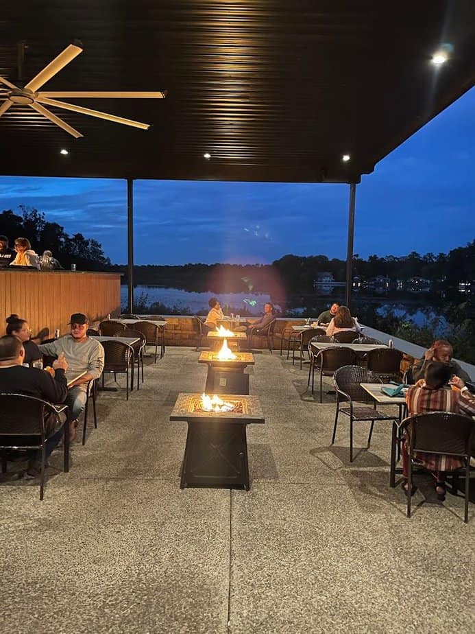 A Quiet New Jersey Restaurant Where the View Is Just as Memorable as the Meal The heated patio makes lakeside dining worth the trip in any season