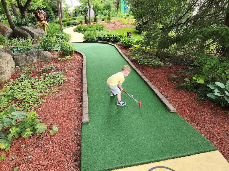 Two Mini Golf Courses, Double the Laughs