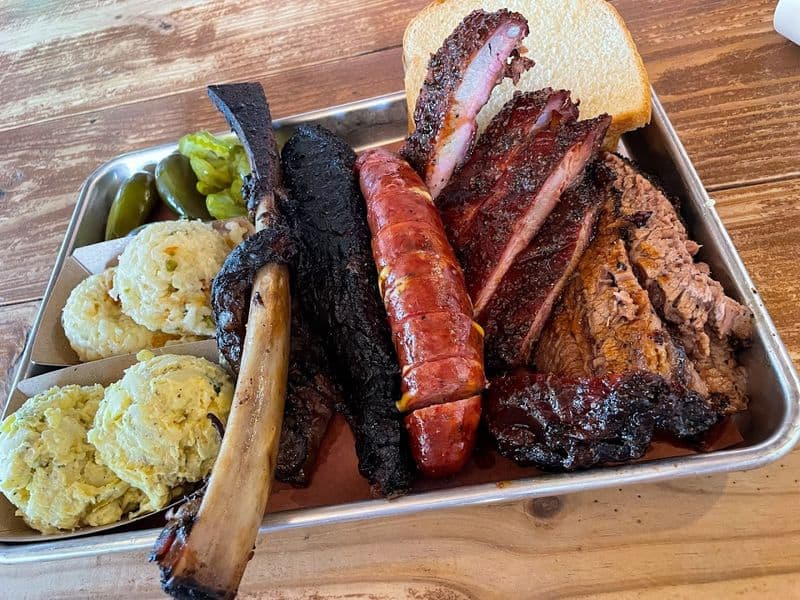 Everyone Orders the Brisket at This Texas BBQ Joint—and You Should Too Jalapeno Cheese Sausage and Boudin