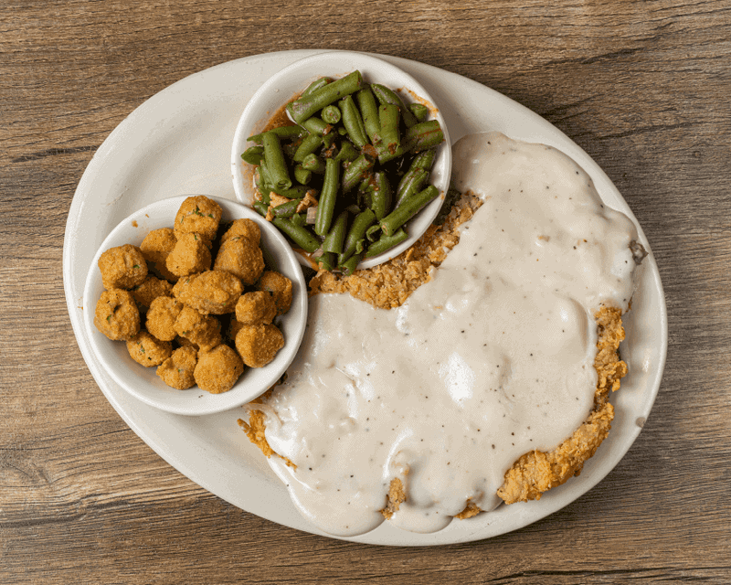 Chicken Fried Steak and Eggs
