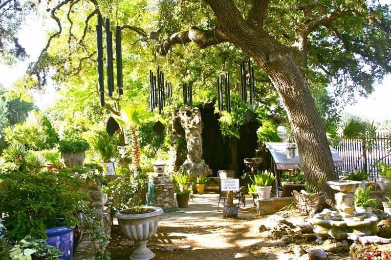 Butterfly Garden And Wind Chimes