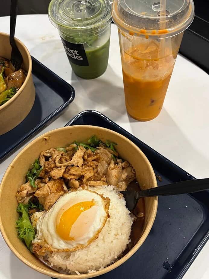 Beef Kra Pao Rice With Egg