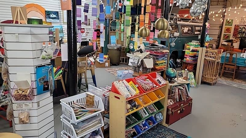 Inside the Warehouse Where Art Supplies Come With No Set Price