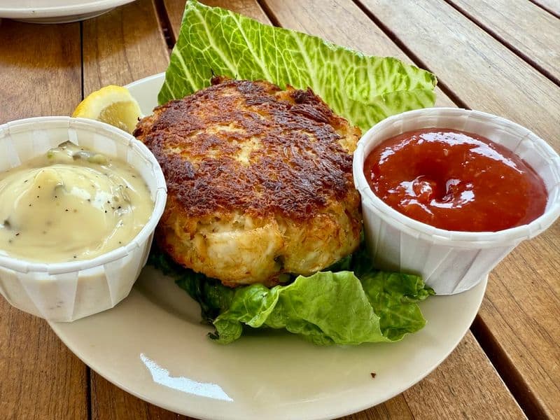 Every bite proves these crab cakes are heavy on crab and light on filler
