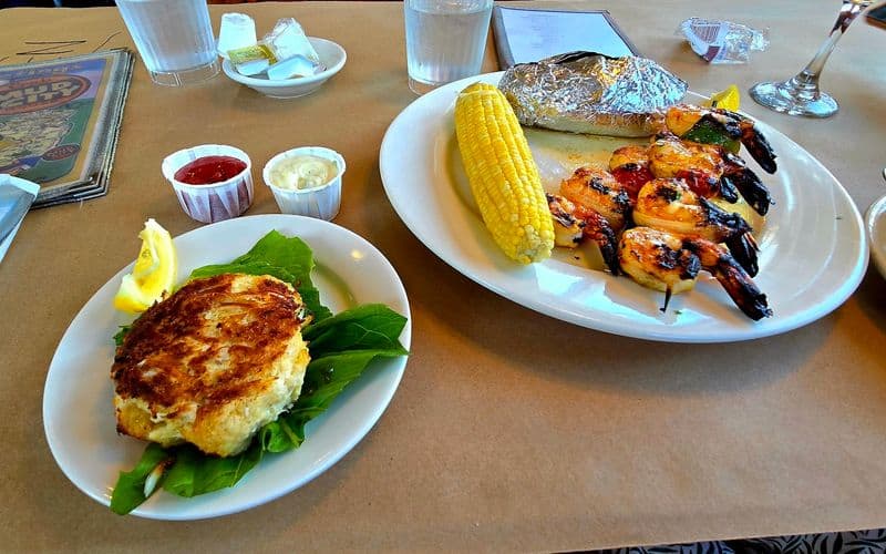 There is plenty on the menu, but the crab cakes are still the main event