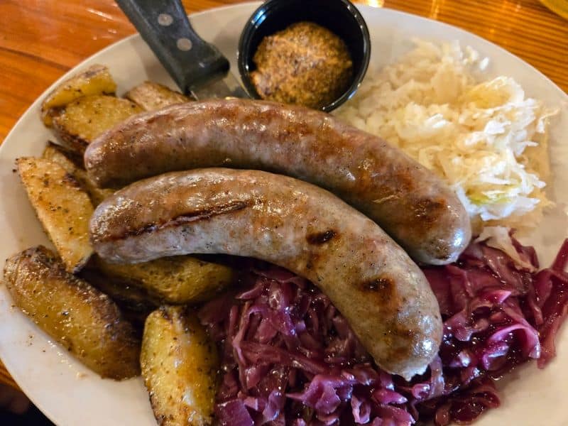 Locals Say This Texas Cafe Serves the Best German Food They’ve Ever Had Sausage Sampler Plate