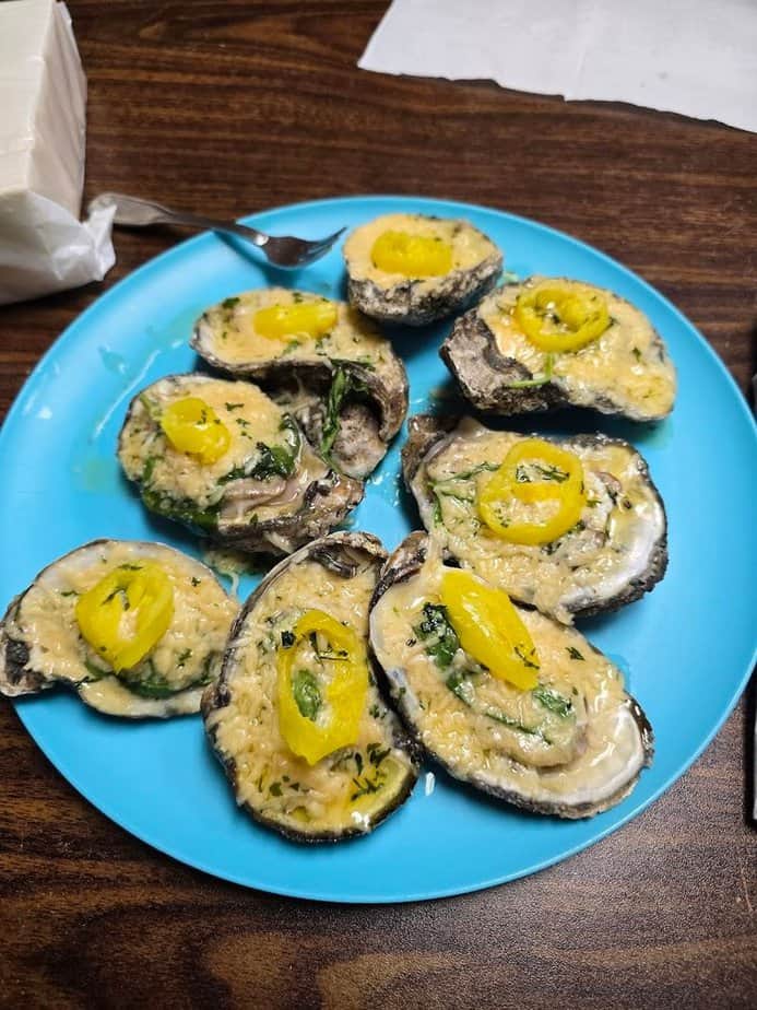 Lacy’s Rockin Oysters, No Breadcrumbs Needed
