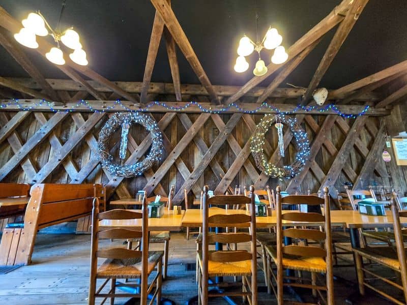 Dining Inside The 1862 Bridge