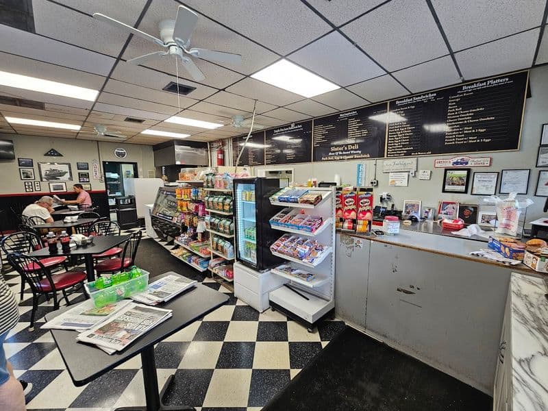 Inside the old-school deli atmosphere people still love