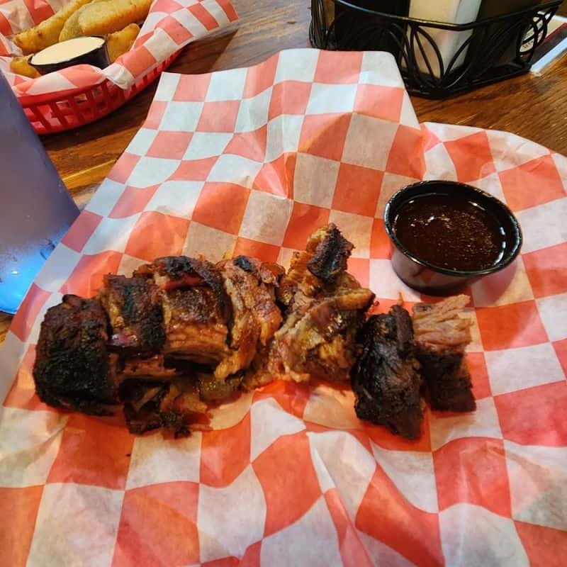 People Travel From All Over Ohio To Eat At This Iconic Barbecue Restaurant Brisket And Bacon Wrapped Brisket