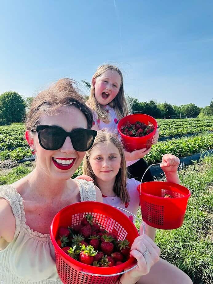 Strawberry Picking Season Is Now Open at This Popular North Texas Farm Photo Ops And What To Wear