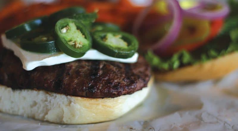 The Legendary Jalapeno Cream Cheese Burger