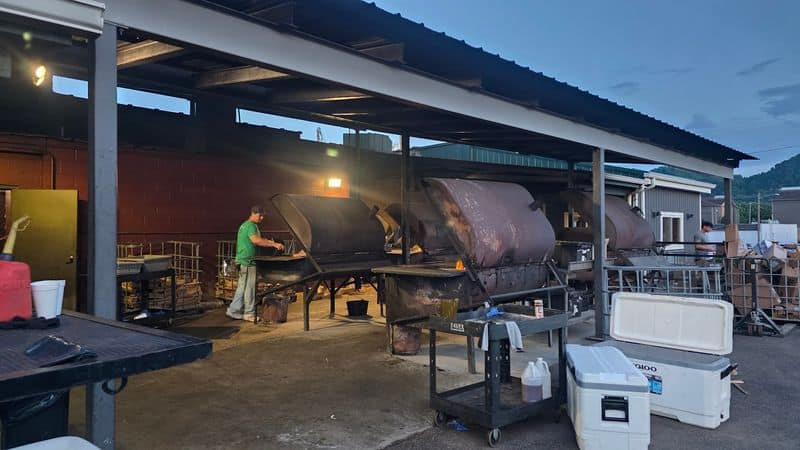 The Hickory Smokers Out Back