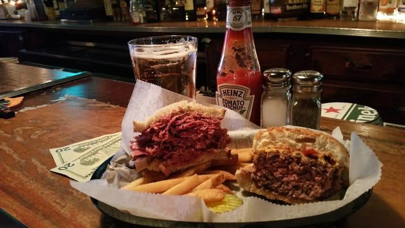 The Burgers At These 13 No-Frills Restaurants In New Jersey Are Worth The Drive From Anywhere In The State New Park Tavern - Jersey City