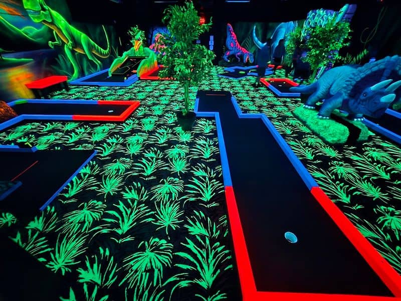 The Coolest Glow-In-The-Dark Mini Golf Course Is Located Right Here In Ohio Indoor Comfort and Accessibility