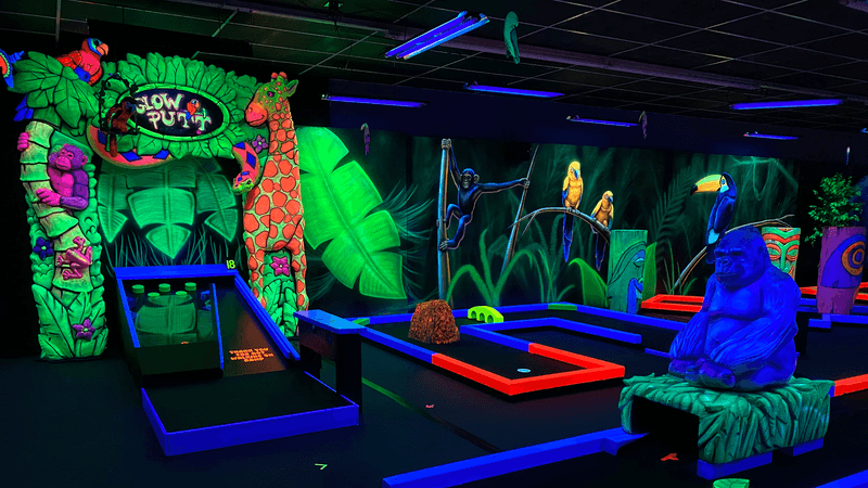 The Coolest Glow-In-The-Dark Mini Golf Course Is Located Right Here In Ohio Why Glow Putt Rocks