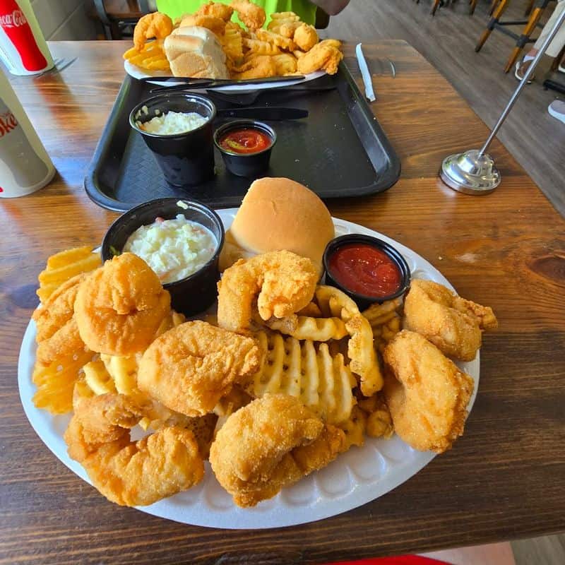 The Crispy Walleye At This Ohio Restaurant Is So Good, You’ll Dream About It For Weeks Perch and Chips Boat