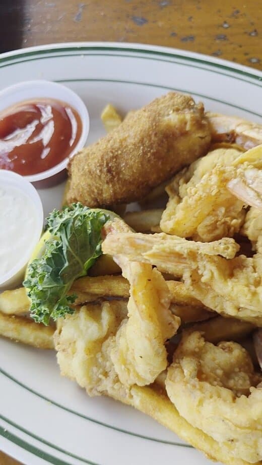 Gumbo, Hush Puppies, And Fried Oysters