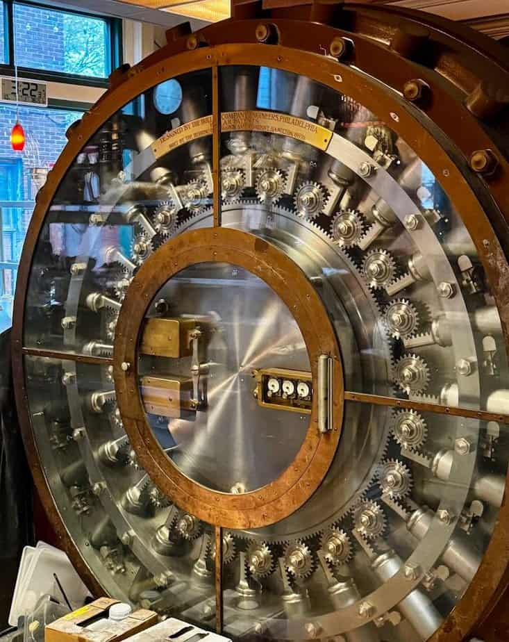 A Converted Bank With Vault Dining