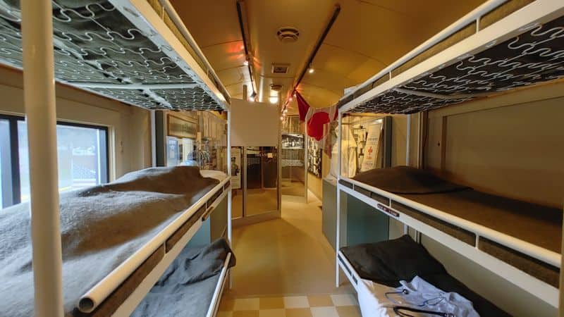 Troop Sleeper and Hospital Car Close Up