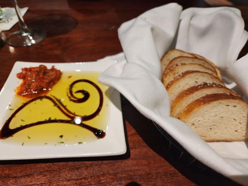 Hot Mama Bread, Oil, And Tomatoes