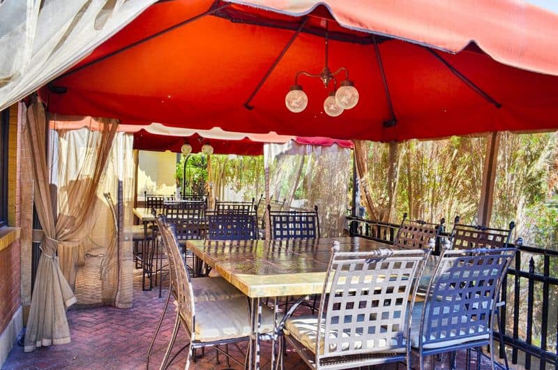 Cozy Tuscan Dining Room And Patio