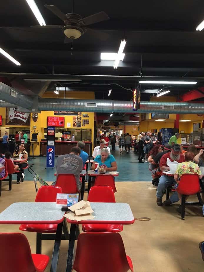 The Massive Indoor Flea Market In Ohio Where You Can Fill Your Car For $40 Food Court Fuel: Snacks, Meals, And Treats