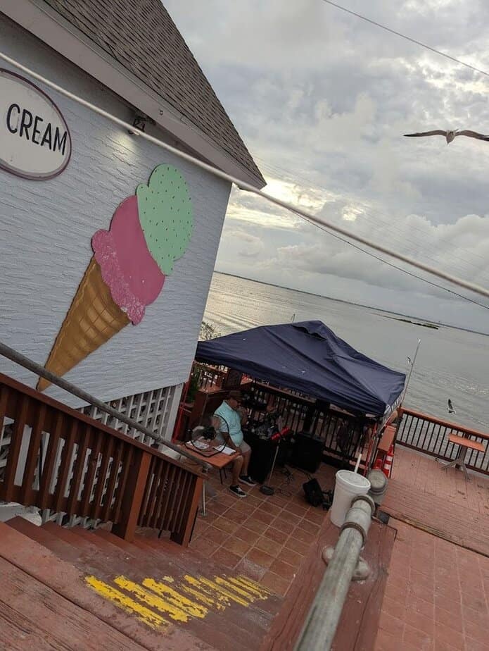 The Sunset Views at This Texas Seafood Spot Might Steal the Show Scoopy's Ice Cream Next Door