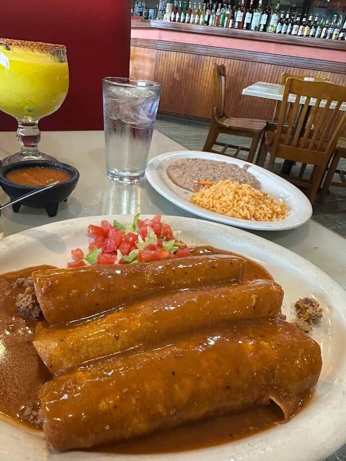Cheese Enchiladas with Comforting Chili Gravy
