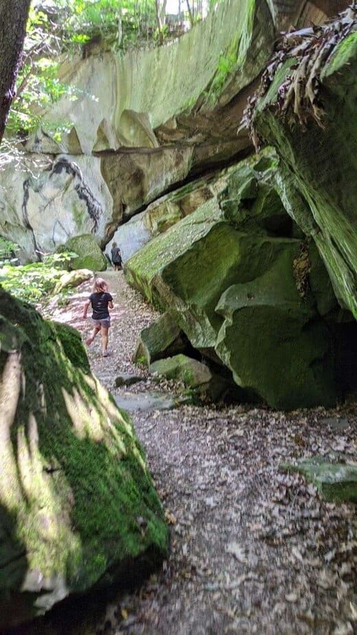 This 2,900-Acre State Park In Ohio Remains A Mystery To Many People Sandstone Cliffs and Geology