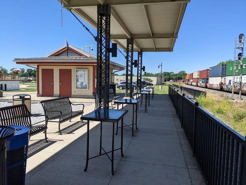 This 5-Acre Rail Park In Ohio Is A Must-See For Train Enthusiasts Comfortable Railfan Amenities