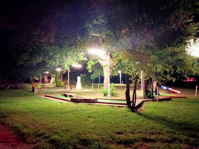 Mini Golf, Indoor Screen, and Small Town Extras