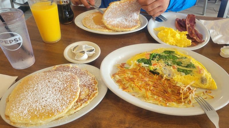 Fluffy Pancakes and Zanetti Coffee