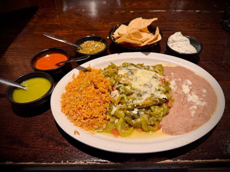 The Legendary Green Chile Chicken Enchiladas