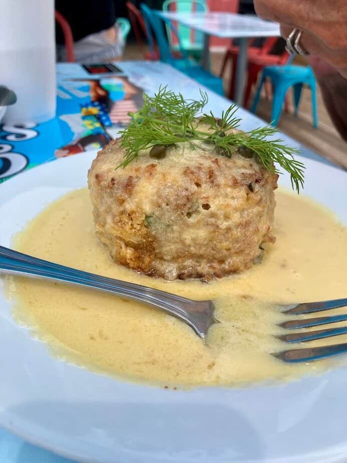 The Famous Crab Cake Everyone Talks About