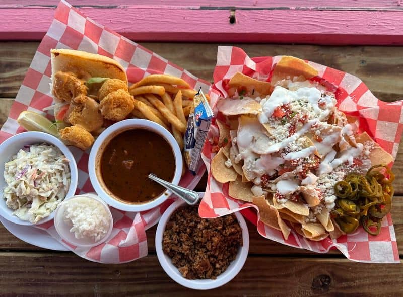 Boudin Nachos and Shareable Starters