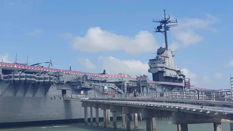 This Giant Aircraft Carrier in Texas Is Hiding Something Incredible Inside The Hangar Deck: Aircraft, Theater, and First Impressions