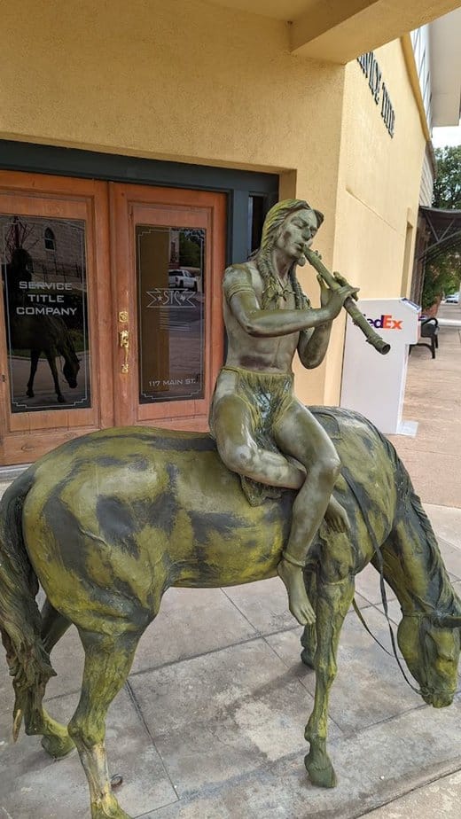 This Gorgeous Texas Town Is Shockingly Affordable and Still Undiscovered Local Art And Sculpture On Main