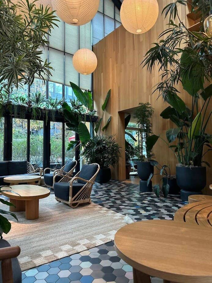 How lush greenery and modern design transformed this hidden caf&eacute;