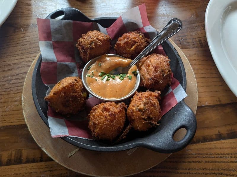 Hush Puppies with Sweet-Tangy Dip