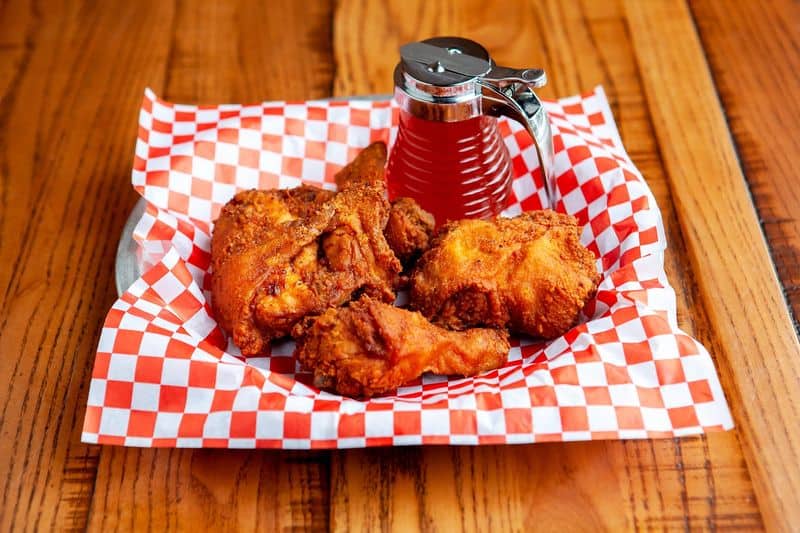 Signature Bone-In Fried Chicken with Hot Honey