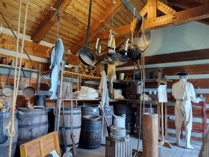 This Little-Known Ohio Fort Feels Like A Real-Life Time Machine To The Year 1786 Visitor Center and Museum Exhibits