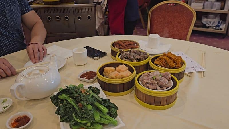 What makes the weekend dim sum cart service so much fun