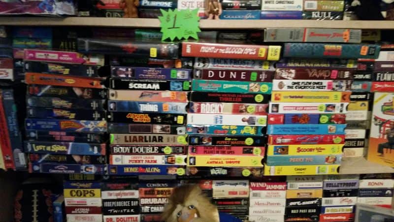 Old Board Games Trading Cards and VHS Tapes Are Part of the Thrill