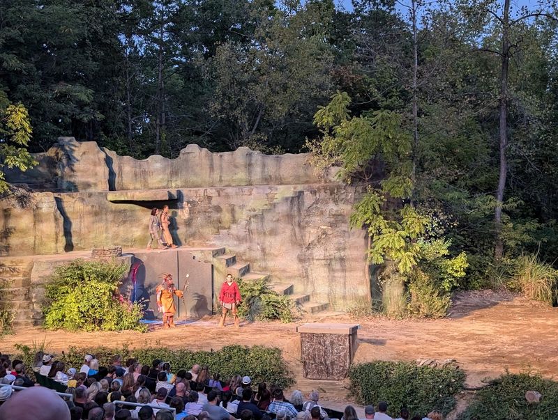This Outdoor Theater In Ohio Brings History To Life Under The Stars A Stage Carved From Nature
