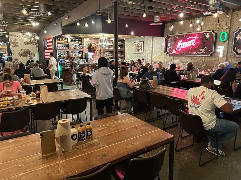 Atmosphere, Service, Desserts, and Bar