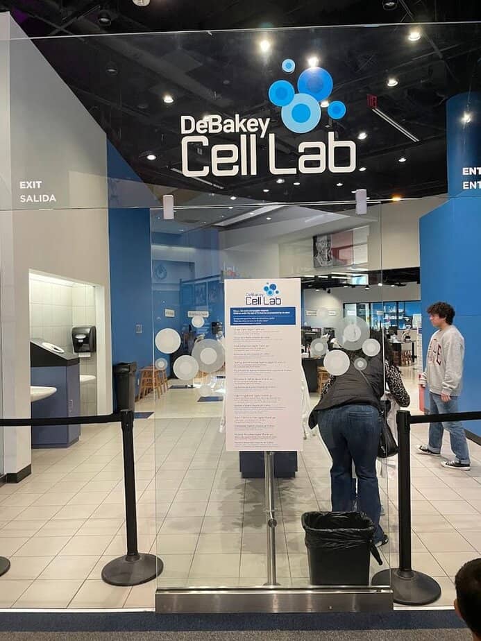 DeBakey Cell Lab Experience