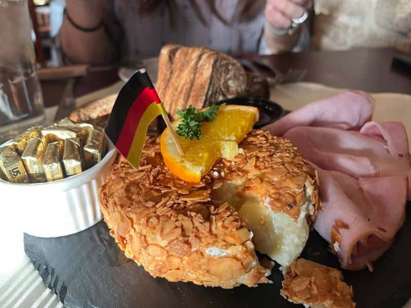 Fried Brie And Marbled Rye