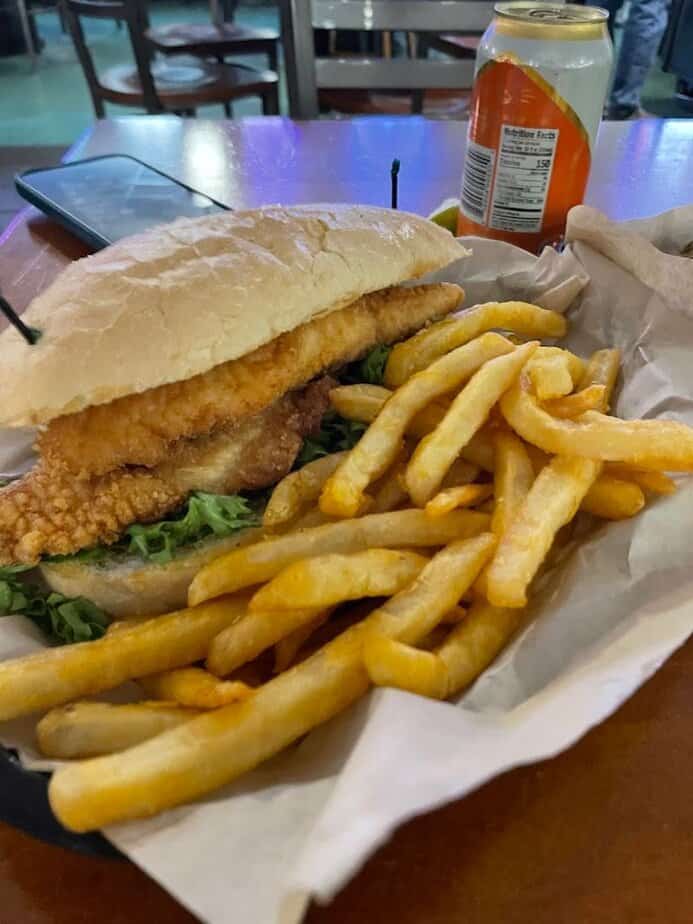 Shrimp Po' Boy and Comeback Sauce